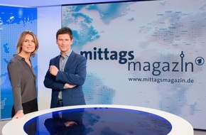 rbb - Rundfunk Berlin-Brandenburg: Ab 2. Januar aus Berlin: ARD-Mittagsmagazin startet mit Jessy Wellmer und Sascha Hingst