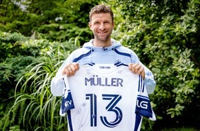 United Charity gemeinnützige Stiftungs GmbH: Thomas Müller: Exklusive Charity-Auktionen zu seinem Vancouver-Wechsel / Einmalige Sammlerstücke des Fußballstars bei United Charity