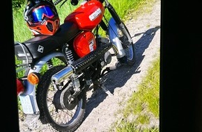 Landespolizeiinspektion Saalfeld: LPI-SLF: Simson S51 entwendet