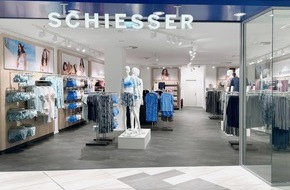 SCHIESSER GmbH: SCHIESSER - neuer Store im Löhr Center Koblenz / Wäschekultur auf 127 Quadratmetern – seit 3. April 2025 geöffnet