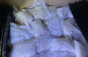 Hessisches Landeskriminalamt: LKA-HE: Pressemitteilung der Generalstaatsanwaltschaft Frankfurt am Main, Hessischen Landeskriminalamts und des Zollfahndungsamts Frankfurt am Main / Sicherstellung von 28 Kg Crystal Meth