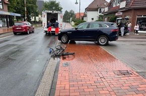 Polizeiinspektion Wilhelmshaven/Friesland: POL-WHV: Verkehrsunfall mit leicht verletztem Heranwachsendem