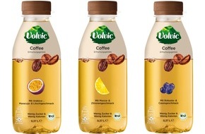 Danone DACH: Volvic Coffee: Kaffeenote mit Fruchtkonzert / Ab sofort kann Kaffee auch erfrischen ohne Koffeinschock, selbstverständlich! (FOTO)