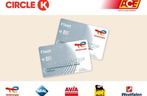 ACE Auto Club Europa e.V.: Neue Tankkarte für ACE-Mitglieder: Preisnachlässe an Tankstellen mit FleetCard4You von Circle K