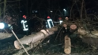 Feuerwehr Haan: FW-HAAN: Bildmaterial zur Meldung "Stürmisches Wochenende"