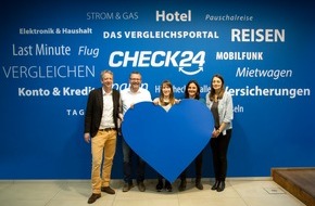 CHECK24 GmbH: CHECK24.de unterstützt Stiftung Ambulantes Kinderhospiz München