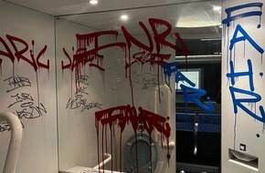 Bundespolizeiinspektion Rostock: BPOL-HRO: Vandalismus im Zug von Graal Müritz nach Rostock Hbf.