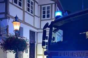Feuerwehr Minden: FW Minden: Entstehungsbrand im Museumscafe