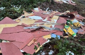 Polizeidirektion Ratzeburg: POL-RZ: Illegale M&uuml;llentsorgung - Zeugen gesucht