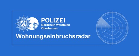 Polizeipräsidium Oberhausen: POL-OB: Wohnungseinbruchsradar für Oberhausen