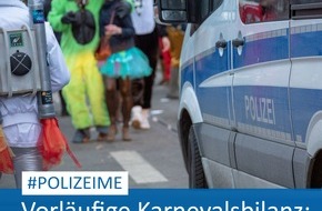 Polizei Mettmann: POL-ME: Vorläufige Karnevalsbilanz: Jecke feierten weitestgehend friedlich - Kreis Mettmann - 2402041
