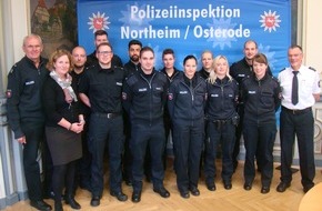 Polizeiinspektion Northeim: POL-NOM: 15 neue Polizistinnen und Polizisten in der Polizeiinspektion Northeim/Osterode begrüßt