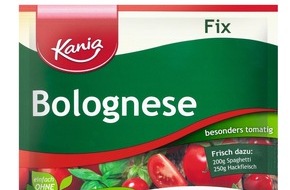 Lidl: Der Schweizer Hersteller HACO AG informiert über einen Warenrückruf der Produkte "Kania Fix Nudel-Schinken Gratin", "Kania Fix Bolognese" und "Kania Fix für Lasagne".