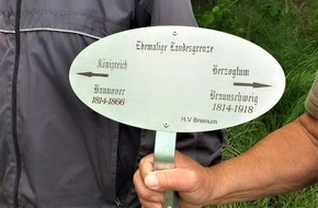 Polizeiinspektion Hildesheim: POL-HI: Hinweisschild vom Grenzstein entwendet