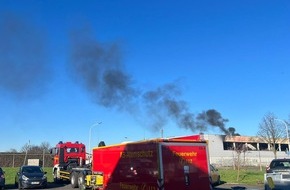Feuerwehren im Kreis Soest: FW Kreis Soest: +++ Folgemeldung +++ Großbrand in Werl