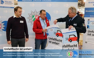 Kreispolizeibehörde Euskirchen: POL-EU: Neue Kampagne gegen Parkplatzrempler: "Unfallflucht ist unfair!"