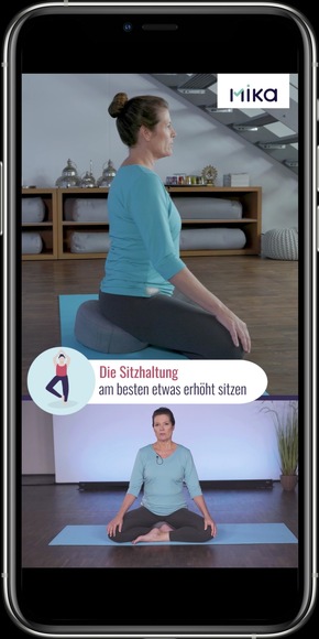 Neu: Yoga für Krebspatient:innen als Coaching-Programm in der Mika-App