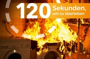 Verband der Feuerwehren im Kreis Paderborn: FW-PB: 120 Sekunden, um zu überleben / Initiative "Rauchmelder retten Leben" startet Aufklärungskampagne zum Rauchmeldertag