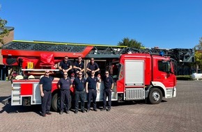 Freiwillige Feuerwehr der Stadt Goch: Feuerwehr Goch: Neue Drehleitermaschinisten ausgebildet