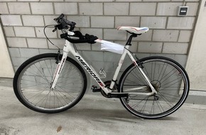 Polizeipr&auml;sidium S&uuml;dhessen: POL-DA: Darmstadt: Rechtm&auml;&szlig;ige Eigent&uuml;mer gesucht / Fahrrad bei 37-J&auml;hrigen sichergestellt