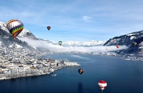 Zell am See-Kaprun: Über weiße Landschaften schweben: Österreichs internationale Ballonwoche in Zell am See-Kaprun - BILD