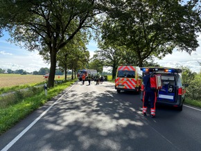 FW Flotwedel: Zwei Schwerstverletzte nach Verkehrsunfall auf B214 bei Eicklingen