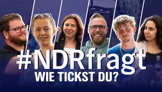 NDR Norddeutscher Rundfunk: #NDRfragt – Wie tickst du?: Neues Videoformat bringt junge Norddeutsche in den Dialog