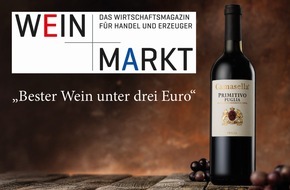 NORMA: Bester Geschmack zu kleinem Preis: Süditalienischer Rotwein von NORMA zum Testsieger gekürt / Platz eins in der Kategorie "Weine unter drei Euro"