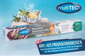 NORMA: NORMA-Alufolie von MULTITEC künftig komplett aus ressourcenschonendem Material / Echt nachhaltig! Auch der Verpackungskarton besteht aus Recyclingstoffen