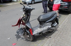 Polizeipräsidium Koblenz: POL-PPKO: Rollerfahrer bei Unfall in Koblenz-Güls verletzt