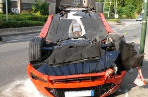 Polizei Düren: POL-DN: Auf dem Dach gelandet
