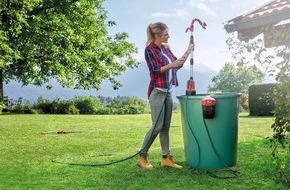 Einhell Germany AG: Bring on the rain! Save drinking water with cordless pumps
