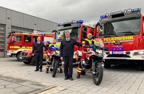 Feuerwehr Leverkusen: FW-LEV: Neue Einsatzfahrzeuge der Feuerwehr bieten mehr Sicherheit
