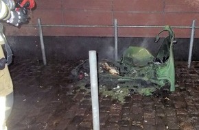 Polizeipräsidium Westpfalz: POL-PPWP: Erneut Müllcontainer in Brand gesetzt
