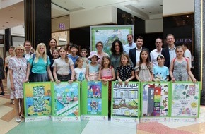 ALEXA Shoppingcenter: Beim 8. Plakatwettbewerb von wirBERLIN für Kinder wurden Gewinner im ALEXA gekürt