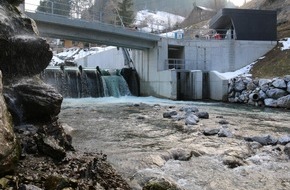 BKW Energie AG: Einweihung Wasserkraftwerk Laubegg / Erneuerbare Energie für 2500 Simmentaler Haushalte