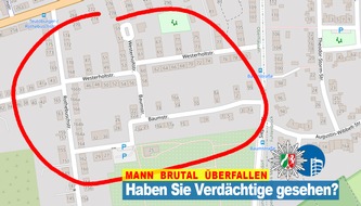 Polizeipräsidium Oberhausen: POL-OB: Mann (65) auf Westerholtstraße überfallen - Haben Sie Verdächtige bemerkt?