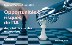 Intrum AG: European Payment Report - L'intelligence artificielle dans le quotidien des entreprises : Gamechanger ou le début de la fin ?