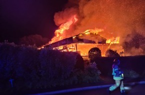 Feuerwehr Ratingen: FW Ratingen: Großbrand in Frischemarkt - Fortschreibung