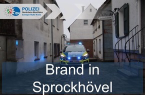Kreispolizeibehörde Ennepe-Ruhr-Kreis: POL-EN: Sprockhövel- Brand in Sprockhövel