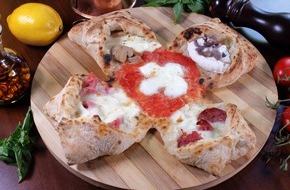 Neapolis - Le Taverne di Lucullo: Neapolis - Le Taverne di Lucullo - crée la pizza QuattroLingue (« quatre langues »), un hommage à la Confédération suisse