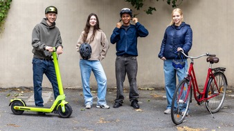 Deutscher Verkehrssicherheitsrat e.V.: Sicher unterwegs mit Fahrrad und E-Scooter: Neue Jugendaktion gestartet