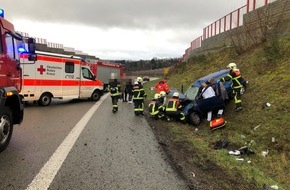 Polizeidirektion Pirmasens: POL-PDPS: Fahrzeug überschlagen, Fahrzeug Totalschaden