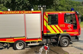 Freiwillige Feuerwehr Olsberg: FF Olsberg: Hydrantenüberprüfung in Olsberg - Brunskappel