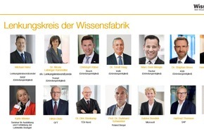 Wissensfabrik - Unternehmen für Deutschland e.V.: Mitgliederversammlung: personelle Änderungen im Lenkungskreis der Wissensfabrik