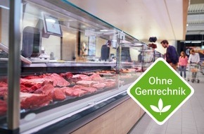 Kaufland: Schweinefleisch der Kaufland-Eigenmarke Wertschätze jetzt mit dem "Ohne Gentechnik"-Siegel zertifiziert