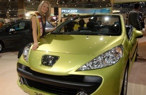 Peugeot Deutschland GmbH: Miss Sachsen fährt mit dem 207 CC in den Frühling - Bereits 7.600 Bestellungen für das neue Coupé-Cabriolet