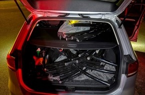 Bundespolizeiinspektion Hannover: BPOL-H: Gemeinsame Pressemitteilung der Polizeiinspektion Hameln-Pyrmont/Holzminden und Bundespolizeiinspektion Hannover: Mutma&szlig;liche Buntmetalldiebe nach n&auml;chtlicher Verkehrskontrolle bei Springe gestoppt