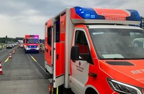 Feuerwehr Bottrop: FW-BOT: Tödlicher Verkehrsunfall auf der BAB 2