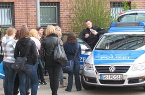Polizeidirektion Göttingen: POL-GOE: (383/2008) Zukunftstag für Jungen und Mädchen 2008 voller Erfolg - Rund 100 Mädchen und Jungen besuchen die Polizei Göttingen